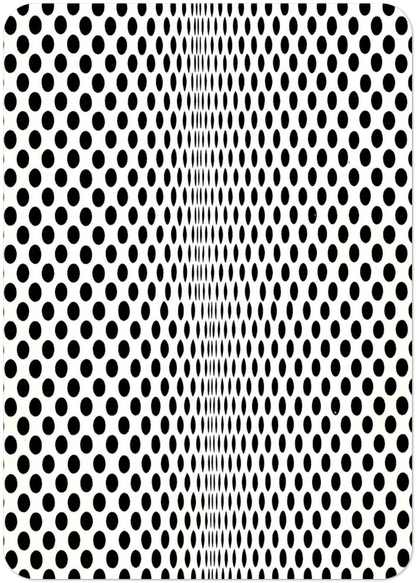 FISSION 1963 By Bridget Riley Pack of 10 Post Cards | Bridget Riley Post Cards | A6 (10.5 x 14.8 cm) - 4.1 x 5.8 inches