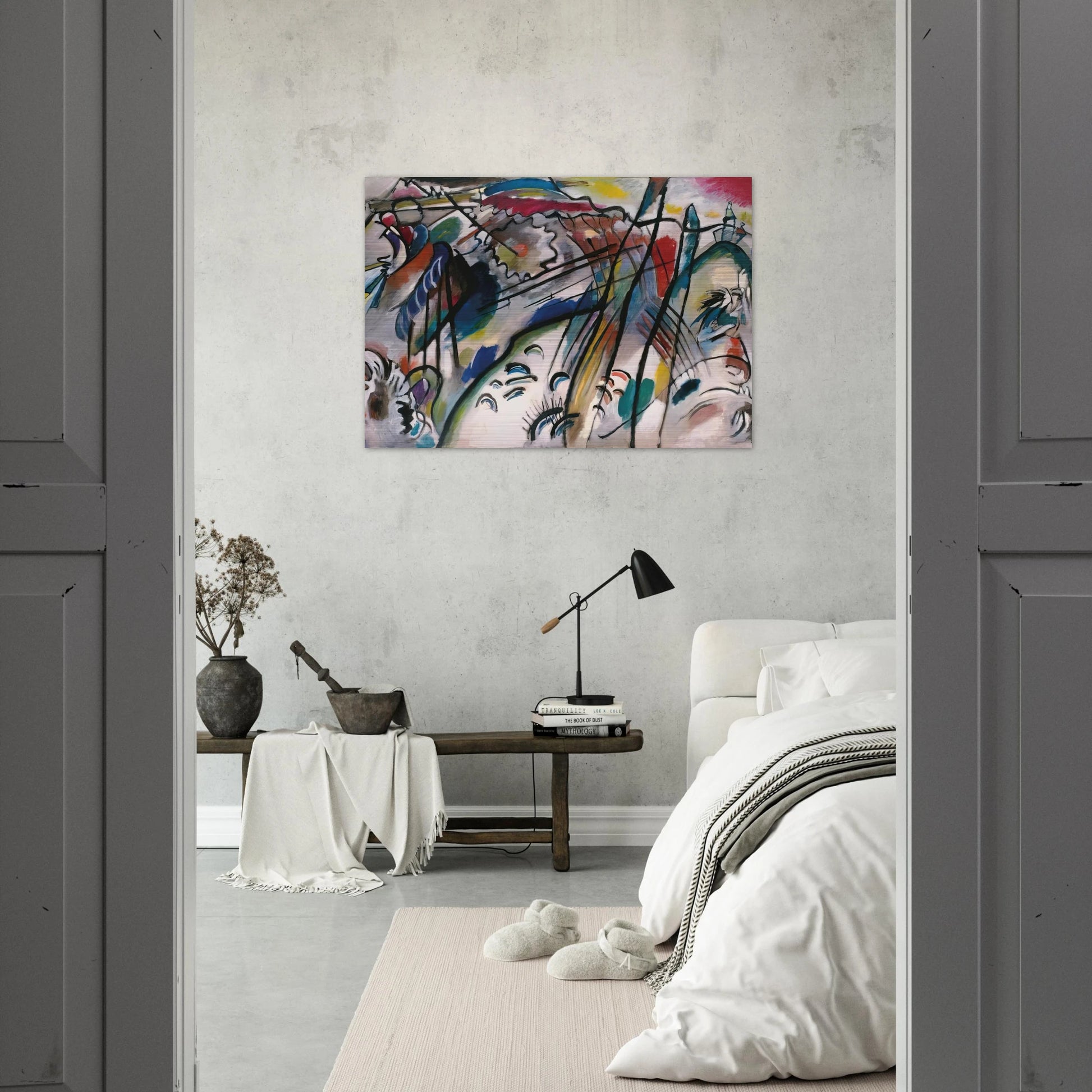 IMPROVISATION 28 SECOND VERSION 1912 - Wassily Kandinsky Brushed Aluminum Print - 70x100 cm / 28x40 inches | Wassily Kandinsky Aluminum Print | Wassily Kandinsky Prints
