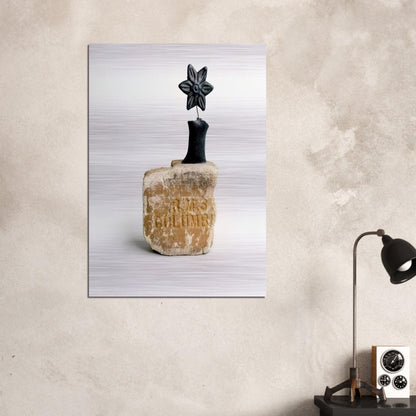 UNTITLED 1995 - Robert Rauschenberg Brushed Aluminum Print - 70x100 cm / 28x40 inches | Robert Rauschenberg Aluminum Print | Robert Rauschenberg Prints