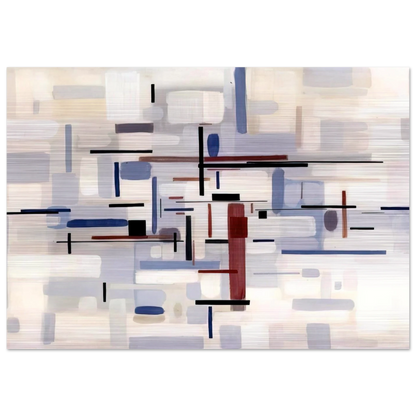 From Black to White Through Violet - 1948 - Bruno Munari Brushed Aluminum Print - 70x100 cm / 28x40 inches | Bruno Munari Aluminum Print | Bruno Munari Prints