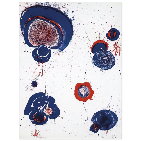 Sam Francis - Chinese Planet  75x100 cm / 30x40inches Fine Art Poster