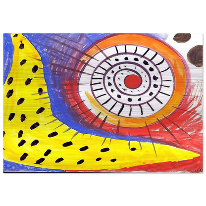 SPIRAL COMPOSITION 1970 - Alexander Calder Brushed Aluminum Print - 70x100 cm / 28x40 inches | Alexander Calder Aluminum Print | Alexander Calder Prints