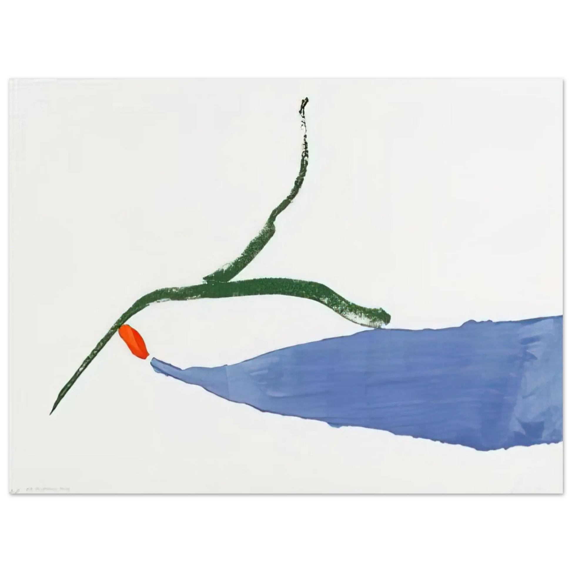 Helen Frankenthaler - A Little Zen - 1970 Wall art - 45x60 cm / 18x24 Inches - Fine Art Poster - -