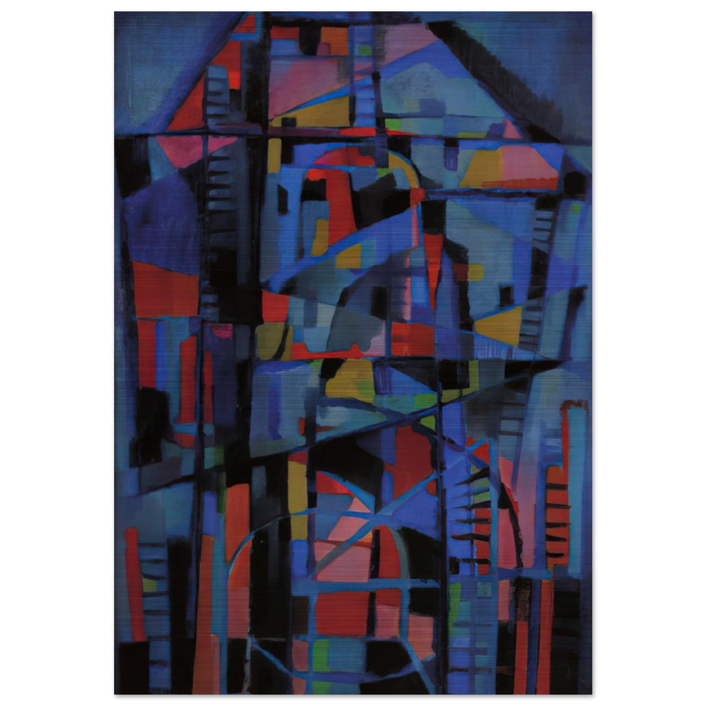 Angelus domini nuntiavit mariæ - 1947 - Alfred Manessier Brushed Aluminum Print - 70x100 cm / 28x40 inches | Alfred Manessier Aluminum Print | Alfred Manessier Prints