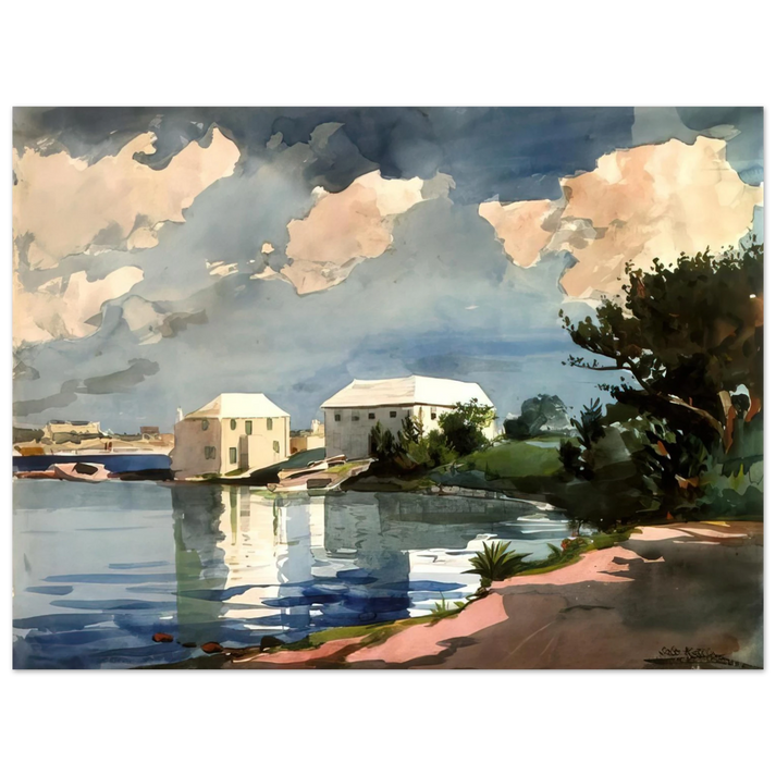 Winslow Homer - SALT KETTLE BERMUDA  75x100 cm / 30x40inches Fine Art Poster