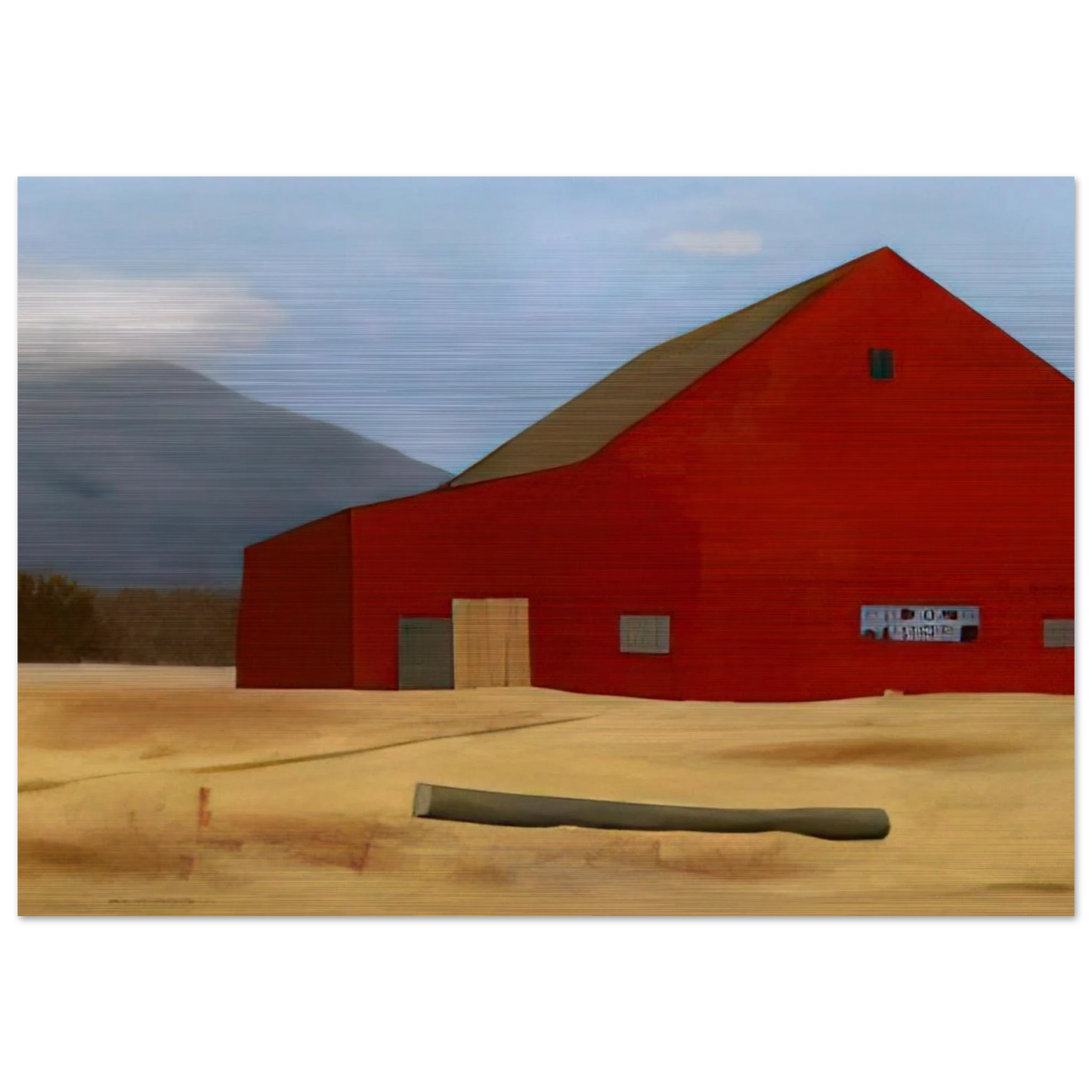Orange no. 2 1939 - Precisionism - Ralston Crawford Brushed Aluminum Print - 70x100 cm / 28x40 inches | Ralston Crawford Aluminum Print | Ralston Crawford Prints