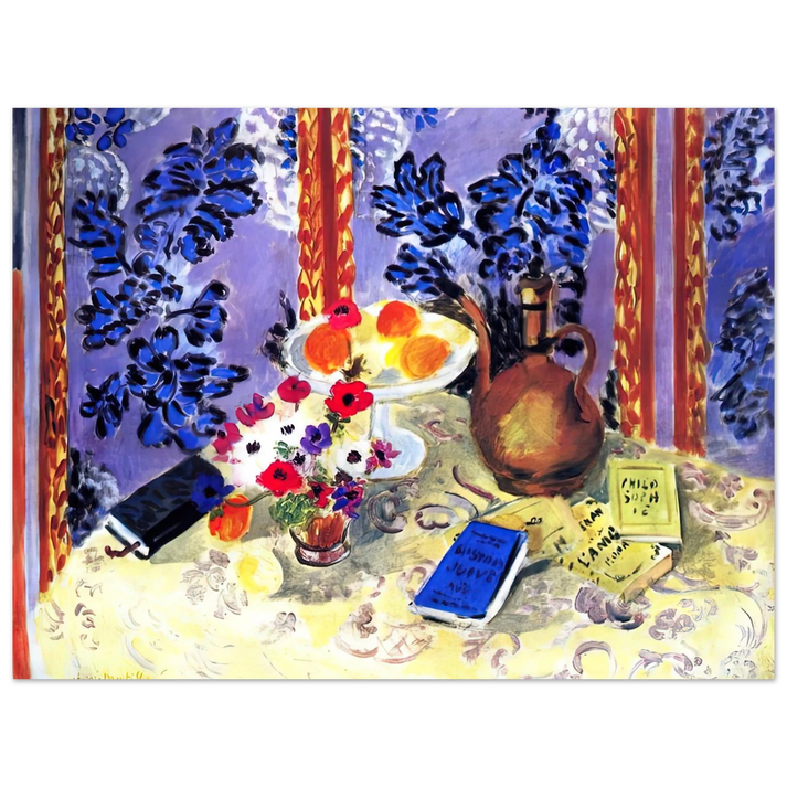 Henri Matisse - STILL LIFE HISTOIRES JUIVES 1924  75x100 cm / 30x40inches Fine Art Poster
