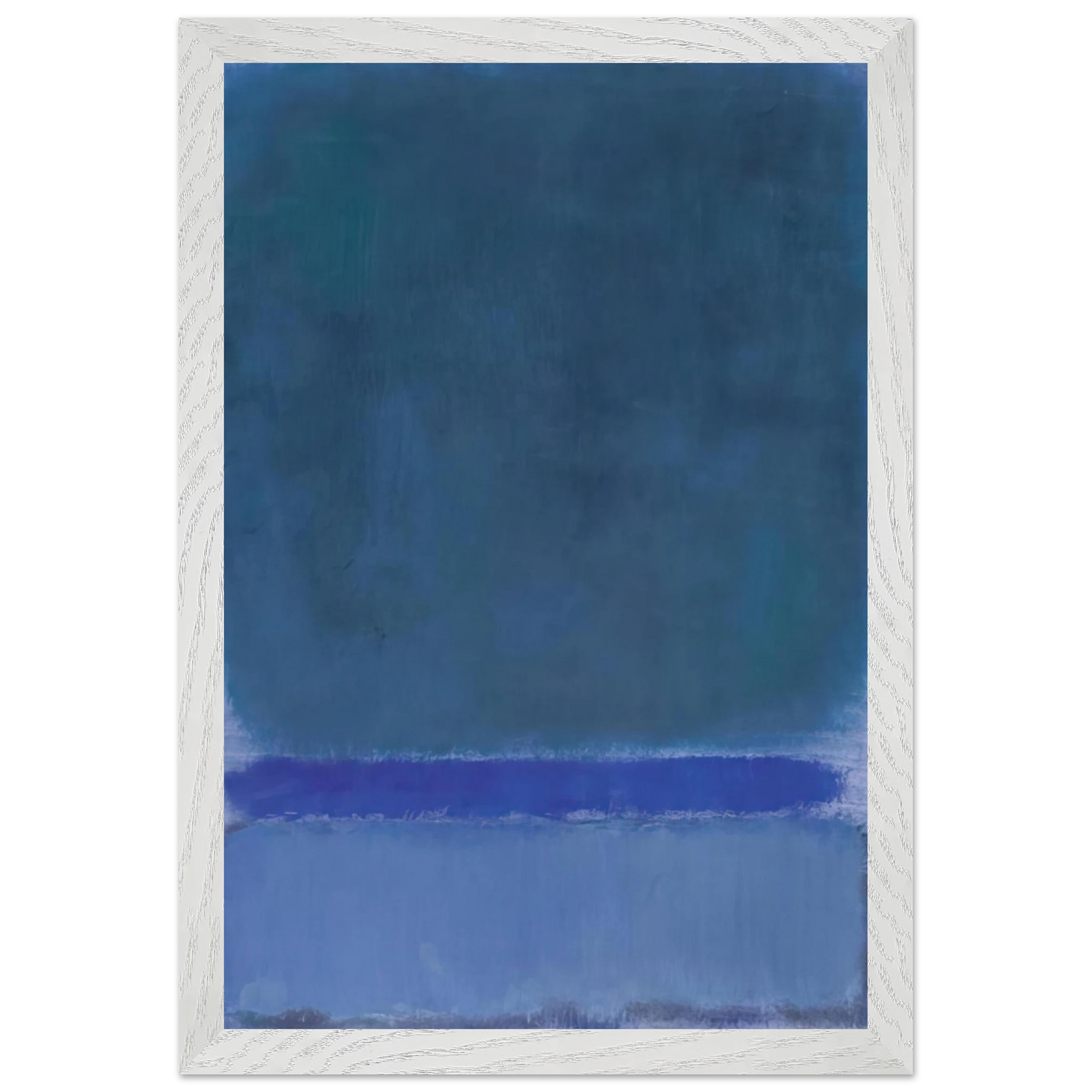 Mark Rothko - Untitled Green on Blue - 1968 Wall Art - 30x40 cm / 12x16 inches - Fine Art Poster - -