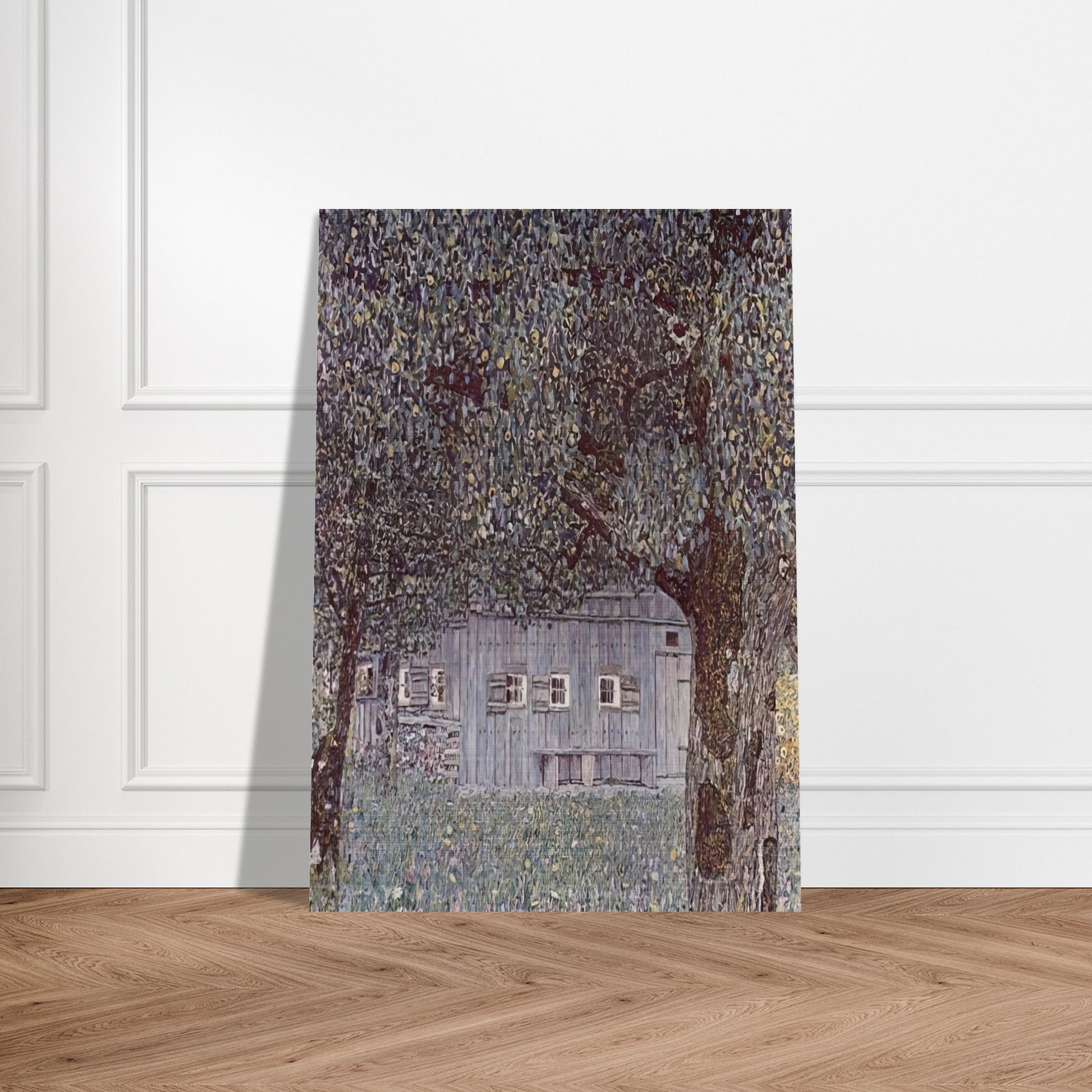FARMHOUSE IN UPPER AUSTRIA 1912 - Gustav Klimt Brushed Aluminum Print - 70x100 cm / 28x40 inches | Gustav Klimt Aluminum Print | Gustav Klimt Prints