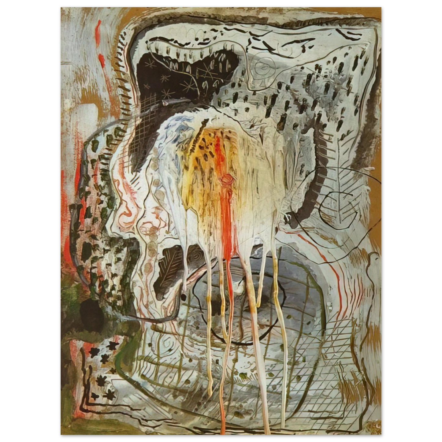 Salvador Dali - NUDE WOMAN IN AN ARMCHAIR  75x100 cm / 30x40inches Fine Art Poster