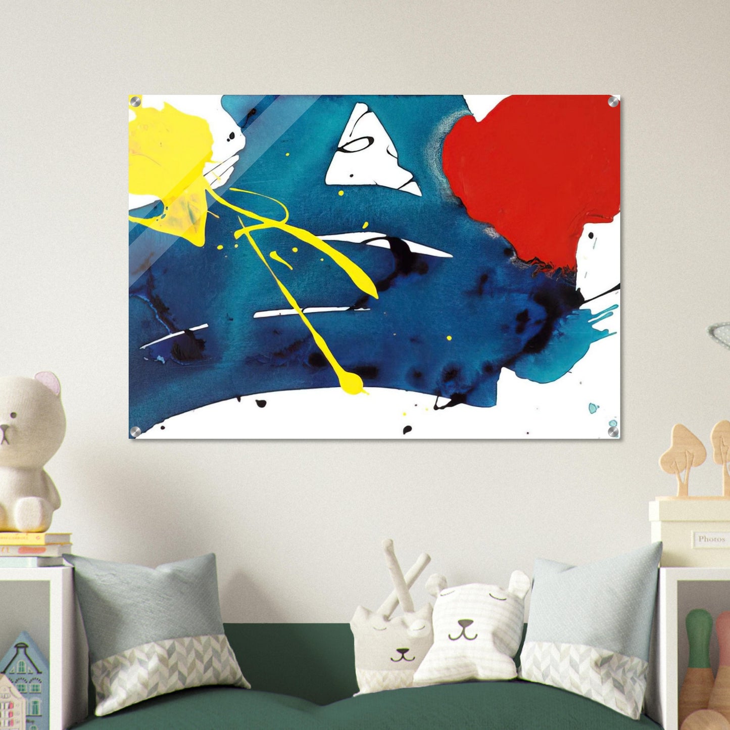 Untitled  SFP94-105  SFF1697  - Sam Francis Acrylic Print - 70x100 cm / 28x40″ inches | Sam Francis Wall Art | Sam Francis Prints