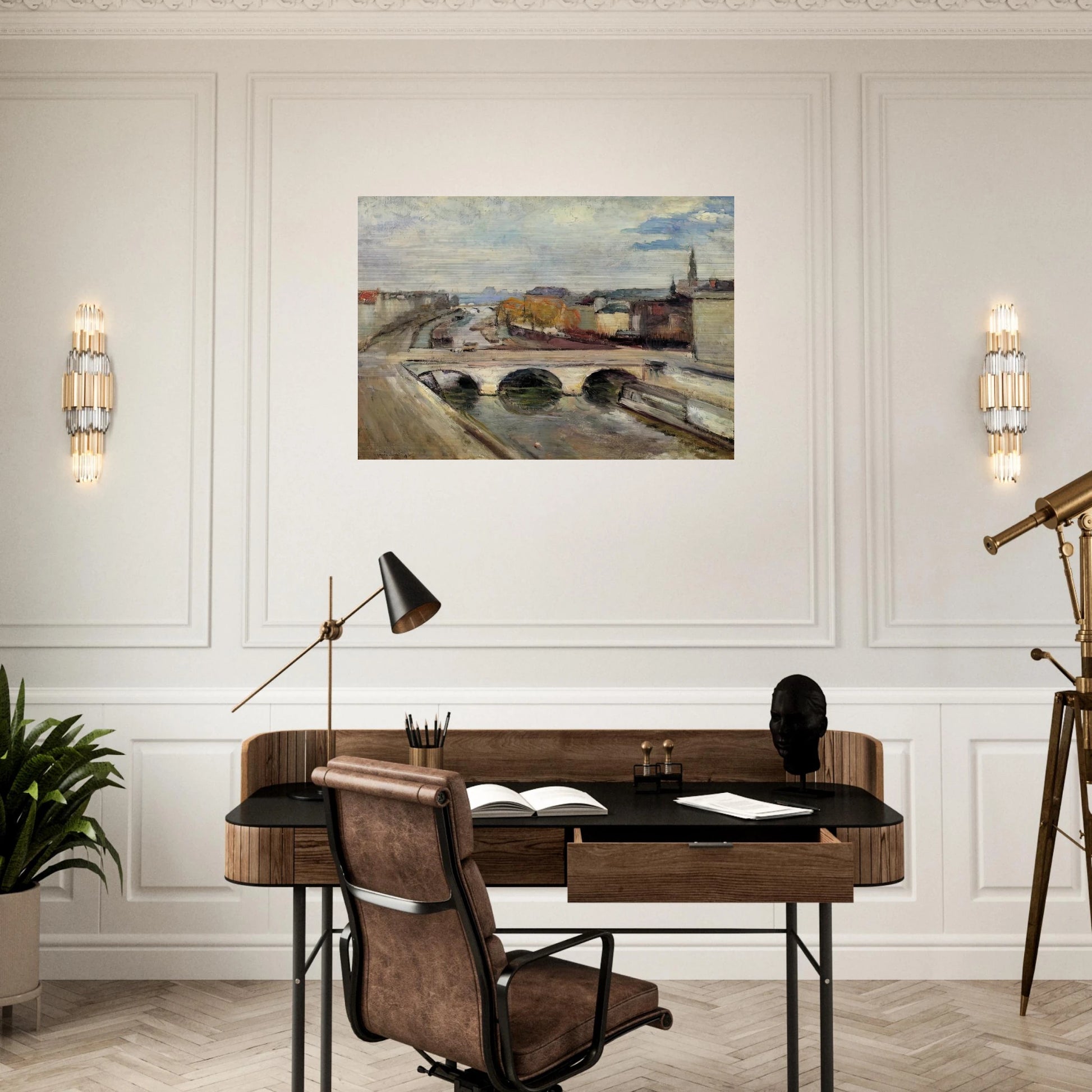 THE POT SAINT MICHEL IN PARIS 1900 - Henri Matisse Brushed Aluminum Print - 70x100 cm / 28x40 inches | Henri Matisse Aluminum Print | Henri Matisse Prints
