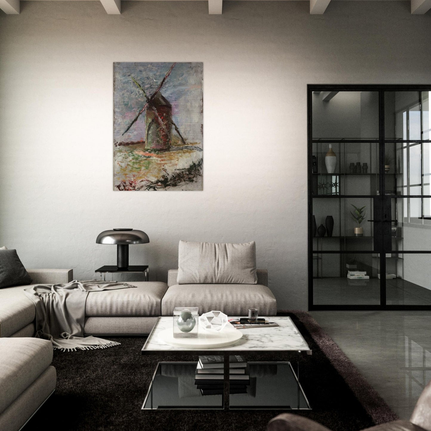 MOULIN 1897 - Henri Matisse Brushed Aluminum Print - 70x100 cm / 28x40 inches | Henri Matisse Aluminum Print | Henri Matisse Prints