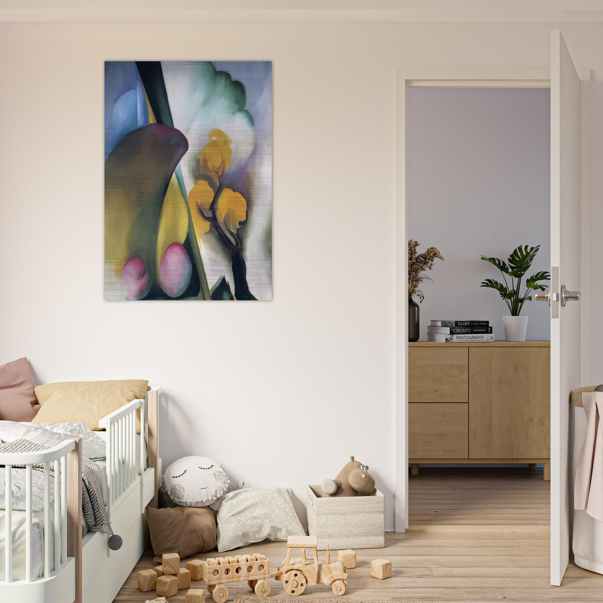 Spring - Georgia O'Keeffe Brushed Aluminum Print - 70x100 cm / 28x40 inches | Georgia O'Keeffe Aluminum Print | Georgia O'Keeffe Prints