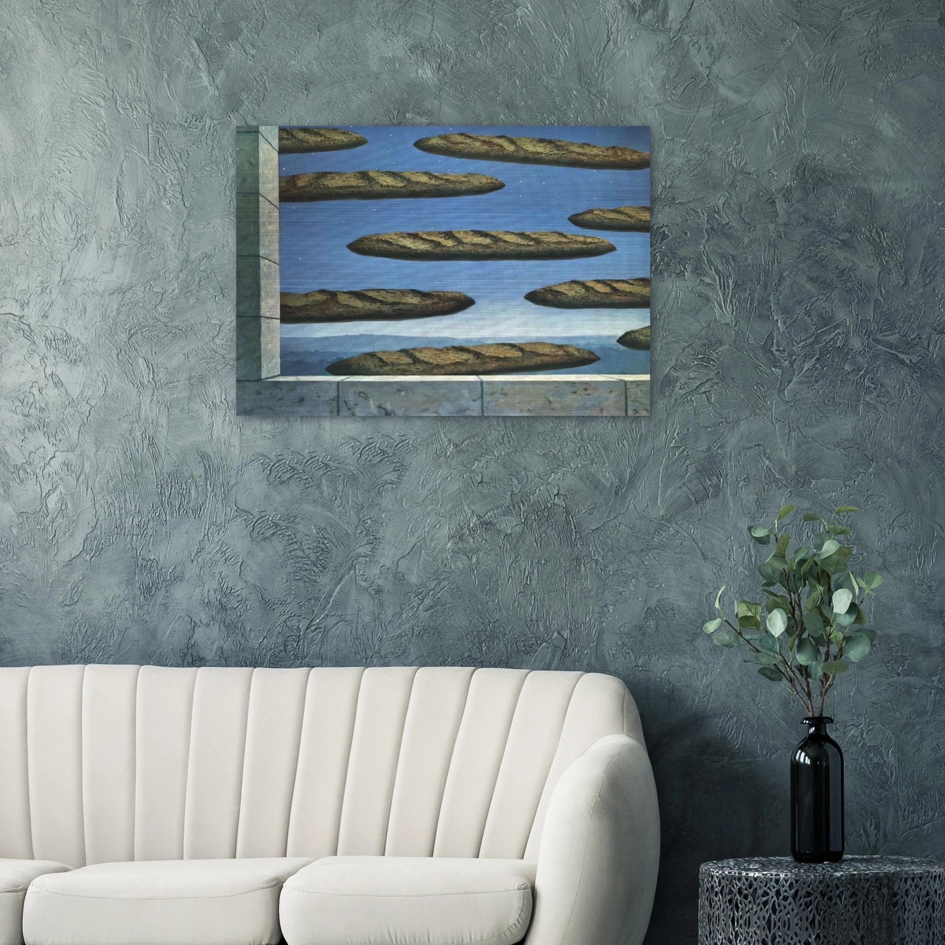 THE GOLDEN LEGEND 1958 - Rene Magritte Brushed Aluminum Print - 70x100 cm / 28x40 inches | Rene Magritte Aluminum Print | Rene Magritte Prints