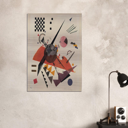 ORANGE 1923 - Wassily Kandinsky Brushed Aluminum Print - 70x100 cm / 28x40 inches | Wassily Kandinsky Aluminum Print | Wassily Kandinsky Prints