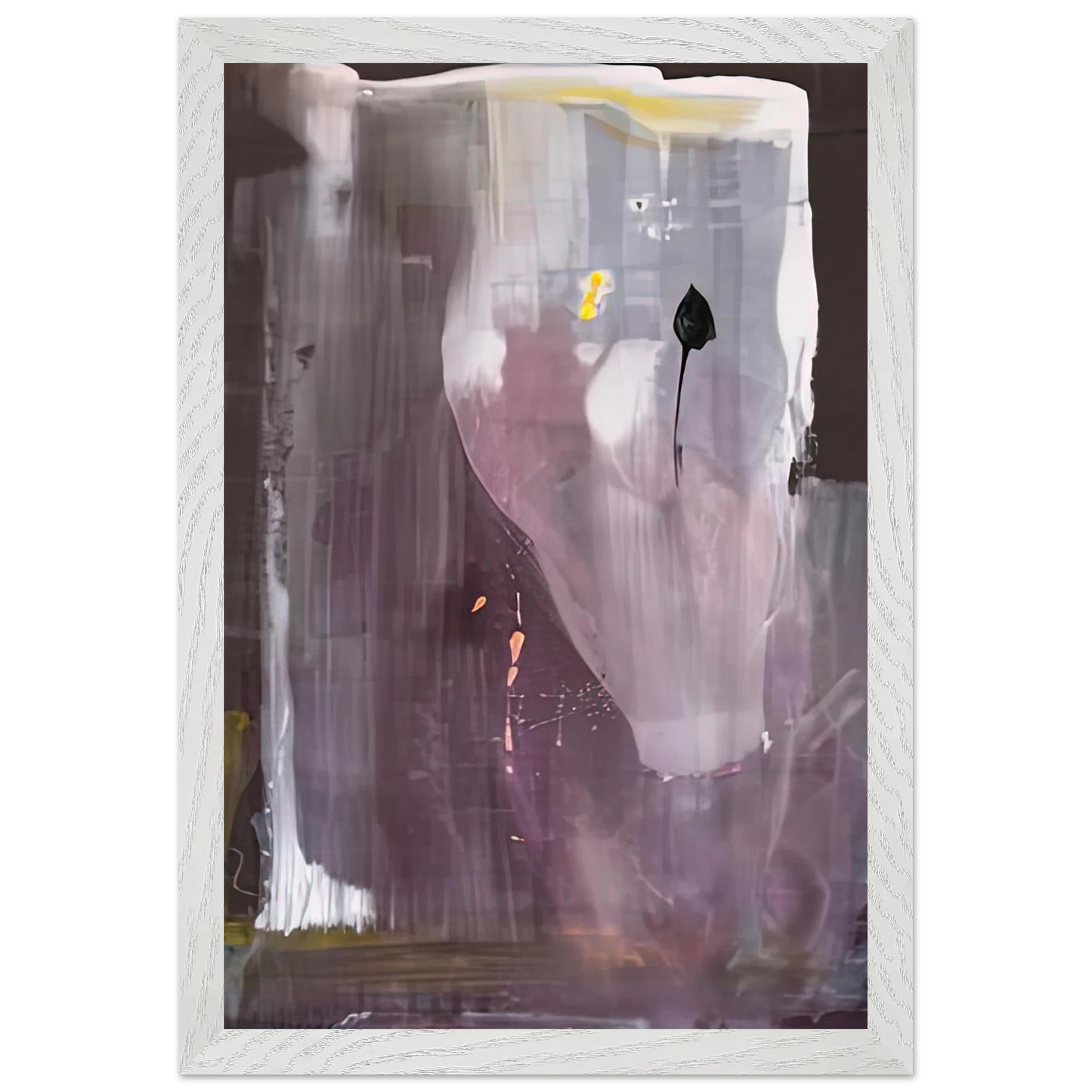 Helen Frankenthaler - Portrait of Margaretha Trip, 1980- Wall Art - 21x29.7 cm / 8x12" - Premium Wooden Framed Poster With Fine Art Paper-canvas - Black frame
