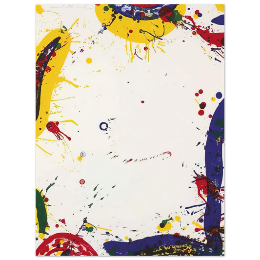 Sam Francis - Upper Yellow II  Lembark L73   75x100 cm / 30x40inches Fine Art Poster