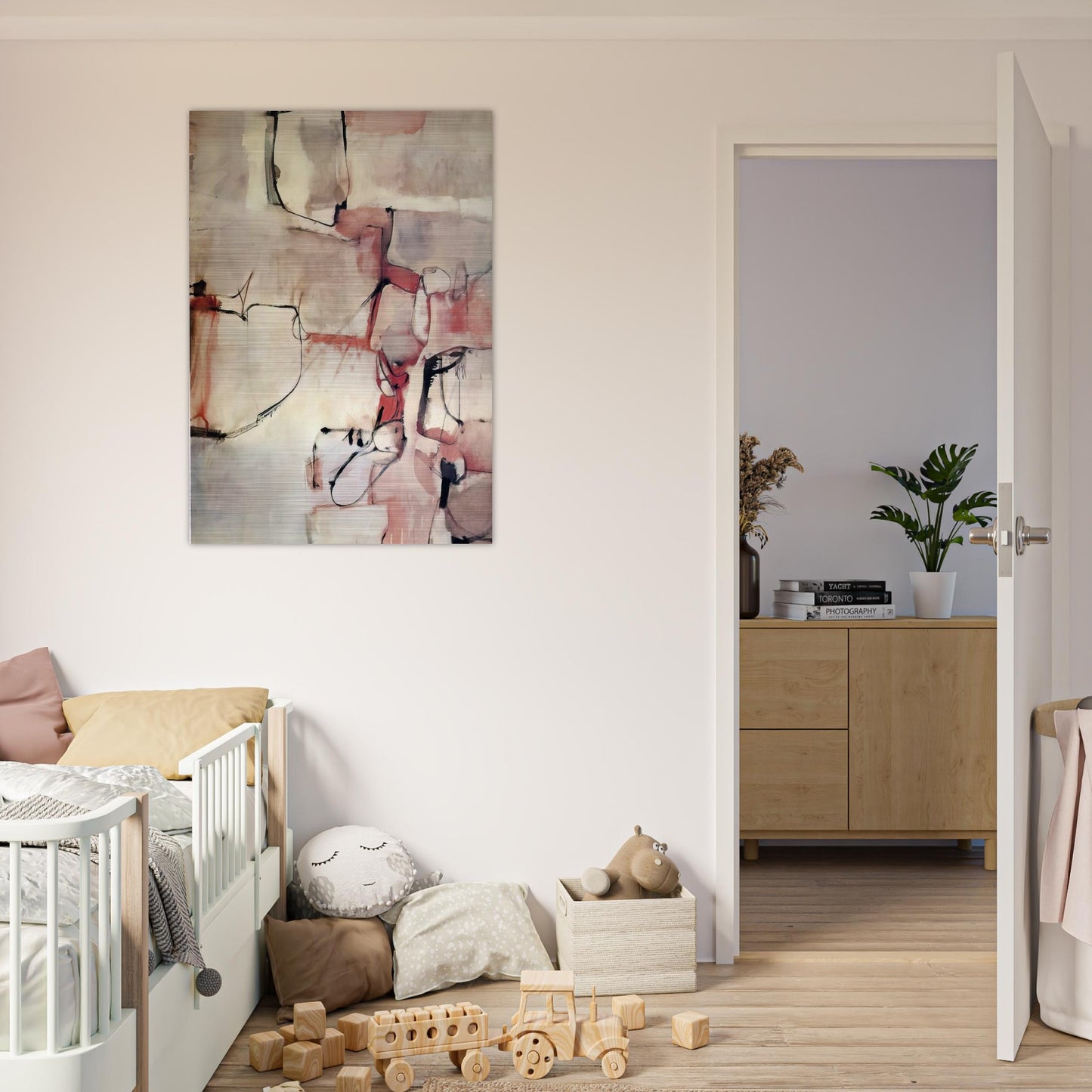 Albuquerque #3 - Richard Diebenkorn Brushed Aluminum Print - 70x100 cm / 28x40 inches | Richard Diebenkorn Aluminum Print | Richard Diebenkorn Prints