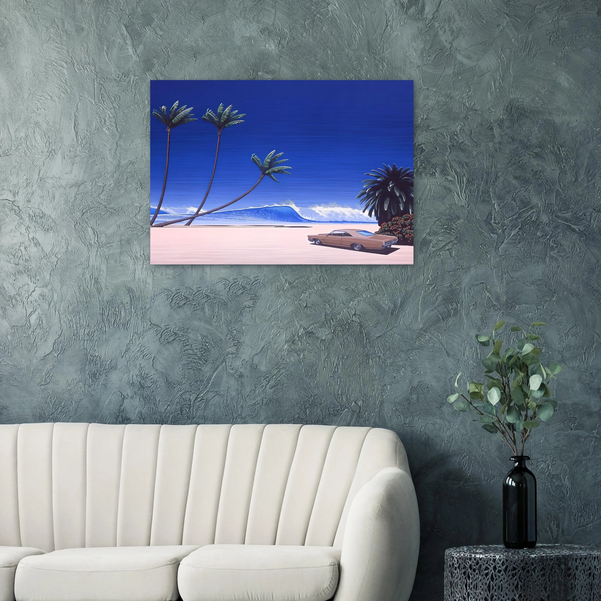 Impender Beach - Hiroshi Nagai Brushed Aluminum Print - 70x100 cm / 28x40 inches | Hiroshi Nagai Aluminum Print | Hiroshi Nagai Prints