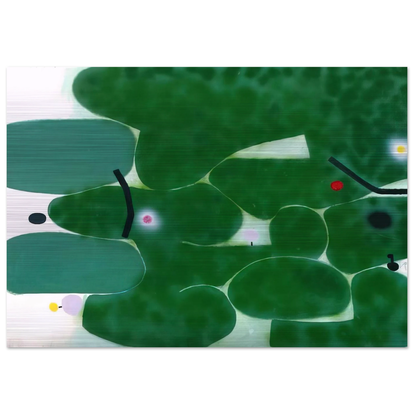 The Green Earth - 1980 - Victor Pasmore Brushed Aluminum Print - 70x100 cm / 28x40 inches | Victor Pasmore Aluminum Print | Victor Pasmore Prints