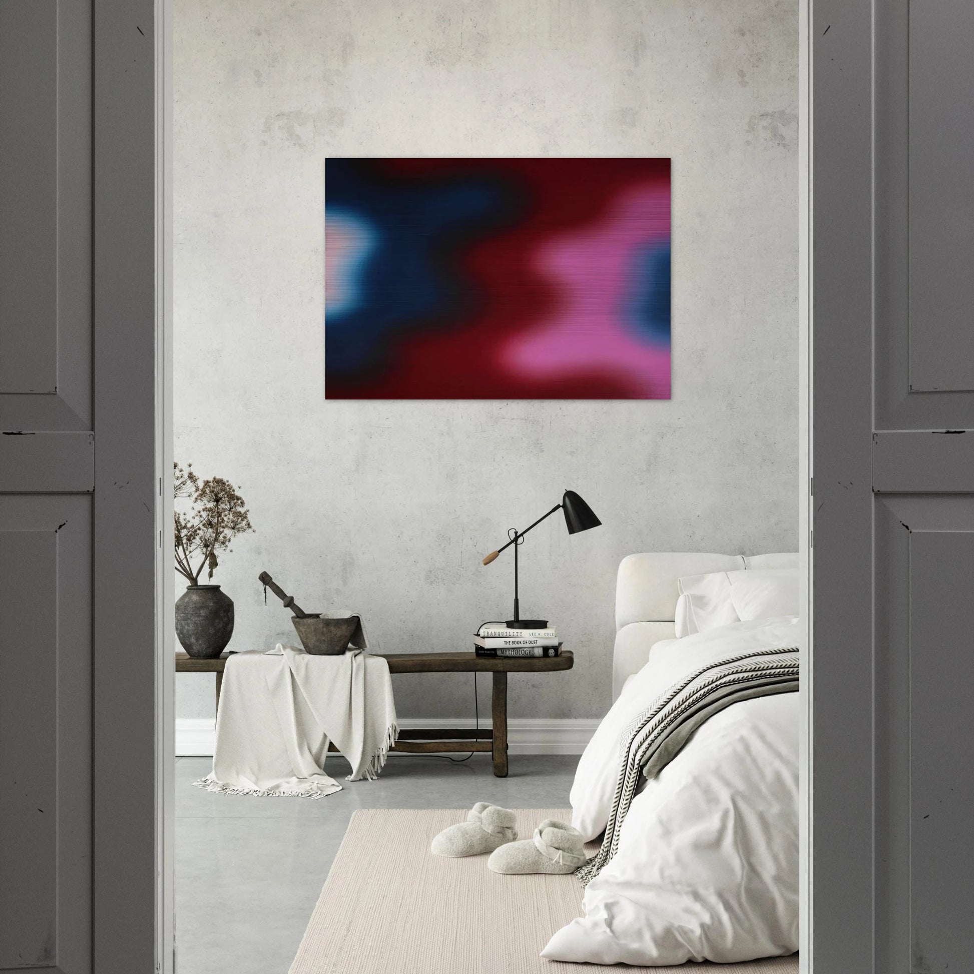 M-12 - 1970 - Wojciech Fangor Brushed Aluminum Print - 70x100 cm / 28x40 inches | Wojciech Fangor Aluminum Print | Wojciech Fangor Prints