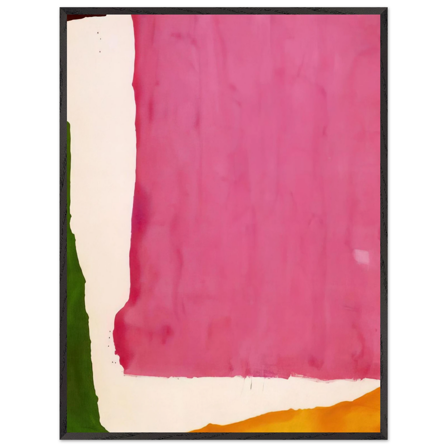 Helen Frankenthaler - Mauve District - 1966 Wall art - 40x50 cm / 16x20 inches - Premium Wooden Framed Poster With Fine Art Paper-canvas - Wood frame