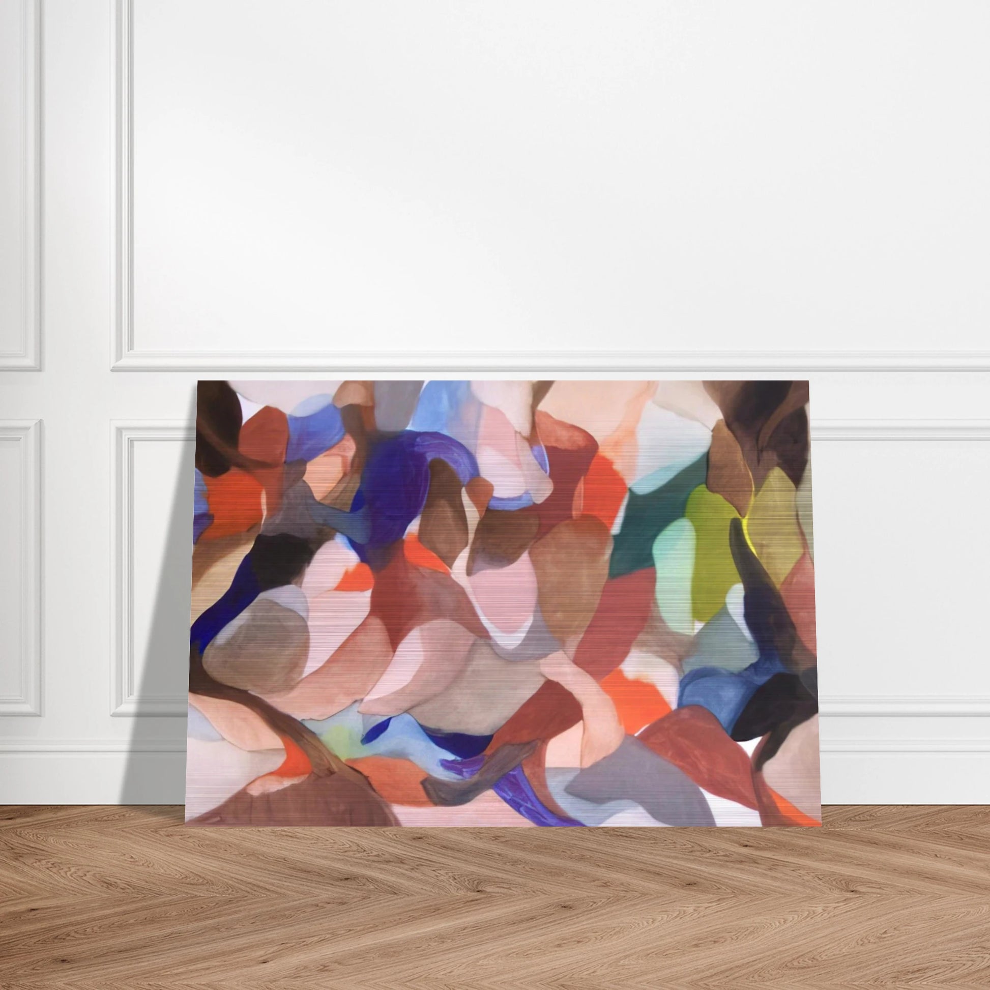 Night of the Red Wind - Alice Baber Brushed Aluminum Print - 70x100 cm / 28x40 inches | Alice Baber Aluminum Print | Alice Baber Prints
