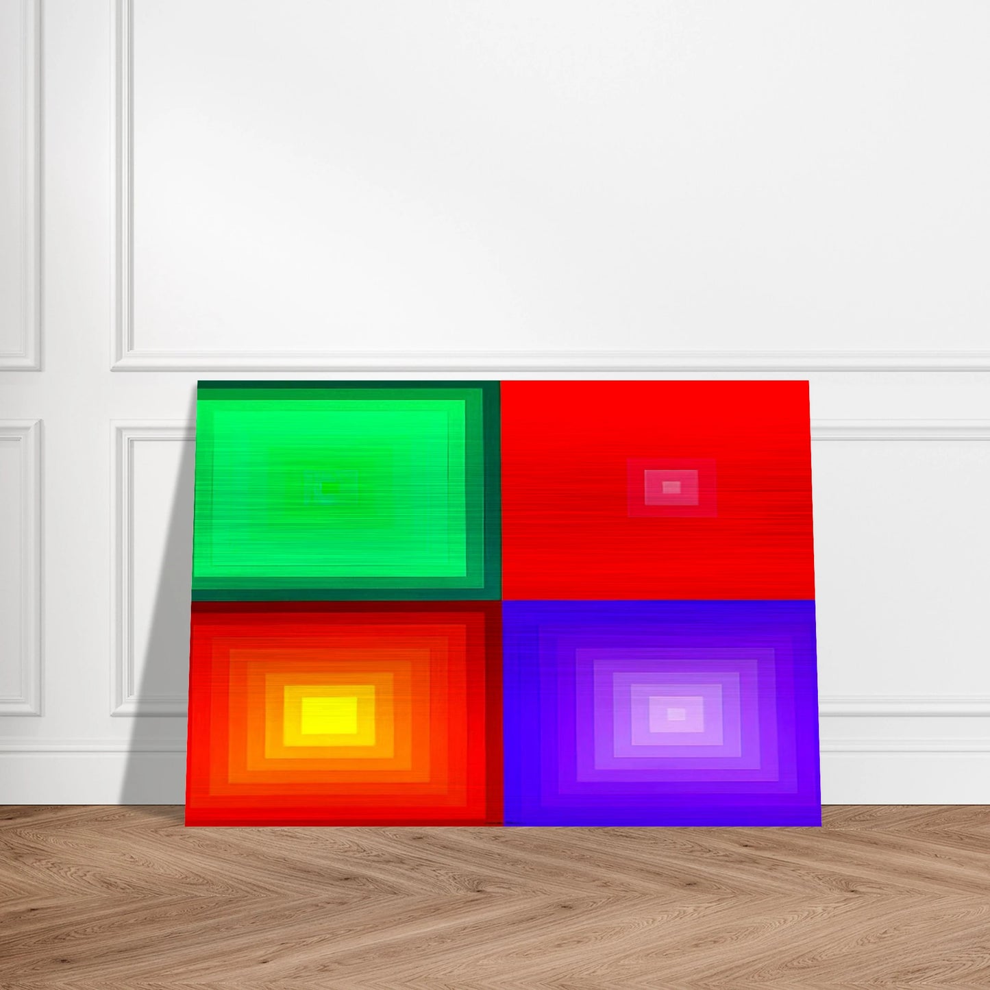 DVA-DVA - 1986 - Victor Vasarely Brushed Aluminum Print - 70x100 cm / 28x40 inches | Victor Vasarely Aluminum Print | Victor Vasarely Prints