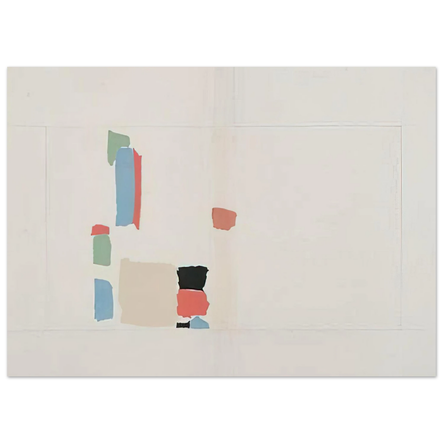 Nicolas de Stael - Abstract Composition - Lyrical Abstraction Fine Art Poster