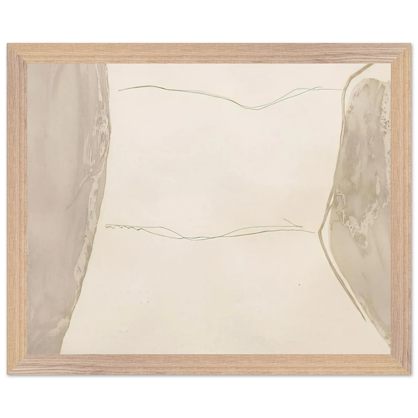 Helen Frankenthaler - Ponti - 1973 Wall art - 40x50 cm / 16x20 Inches - Premium Wooden Framed Poster With Fine Art Paper - Wood frame