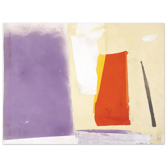 Esteban Vicente - UNTITLED 1985 1  75x100 cm / 30x40inches Fine Art Poster