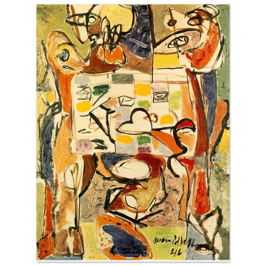 Jackson Pollock - THE TEA CUP  75x100 cm / 30x40inches Fine Art Poster