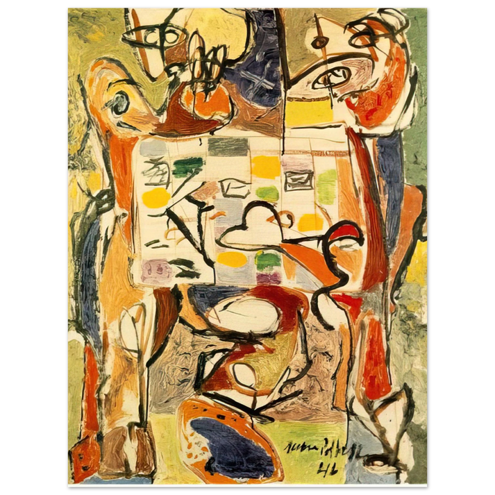 Jackson Pollock - THE TEA CUP  75x100 cm / 30x40inches Fine Art Poster