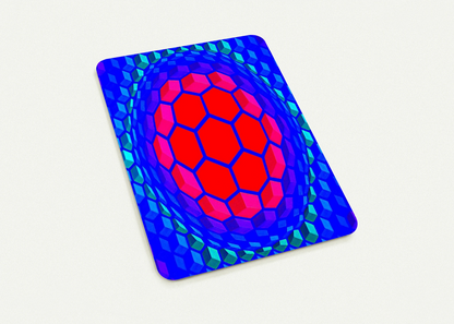 Cheyt Pyr - 1971 By Victor Vasarely Pack of 10 Post Cards | Victor Vasarely Post Cards | A6 (10.5 x 14.8 cm) - 4.1 x 5.8 inches