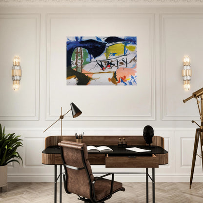 Acres - 1959 - Helen Frankenthaler Brushed Aluminum Print - 70x100 cm / 28x40 inches | Helen Frankenthaler Aluminum Print | Helen Frankenthaler Prints