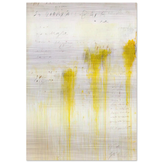 Quattro Stagioni II. Estate - Cy Twombly Brushed Aluminum Print - 70x100 cm / 28x40 inches | Cy Twombly Aluminum Print | Cy Twombly Prints
