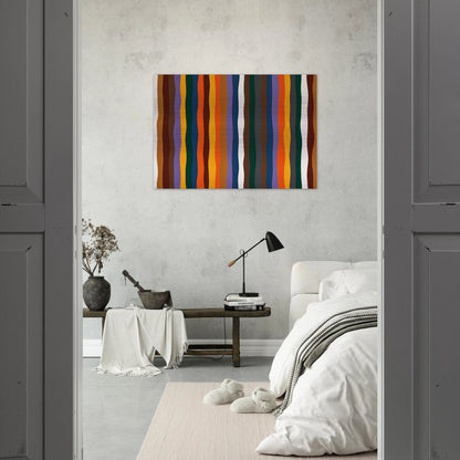 #20 - 1977 - Karl Benjamin Brushed Aluminum Print - 70x100 cm / 28x40 inches | Karl Benjamin Aluminum Print | Karl Benjamin Prints