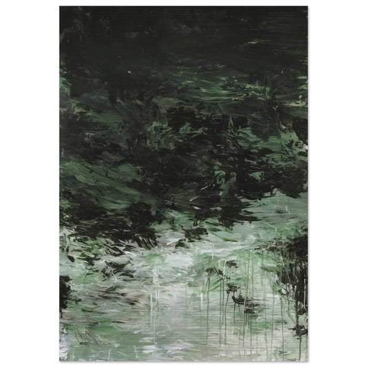 Untitled Part VIII - Cy Twombly Brushed Aluminum Print - 70x100 cm / 28x40 inches | Cy Twombly Aluminum Print | Cy Twombly Prints
