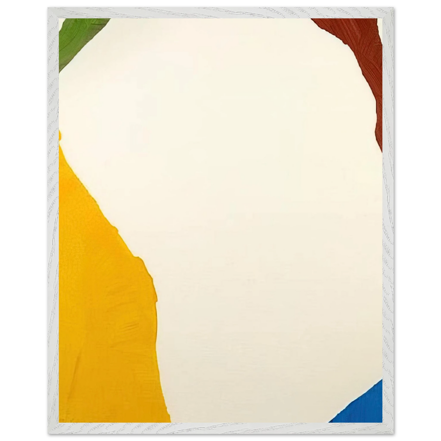 Helen Frankenthaler - Wind Directions - 1970 Wall art - 30x40 cm / 12x16 inches - Premium Wooden Framed Poster With Fine Art Paper-canvas - Black frame
