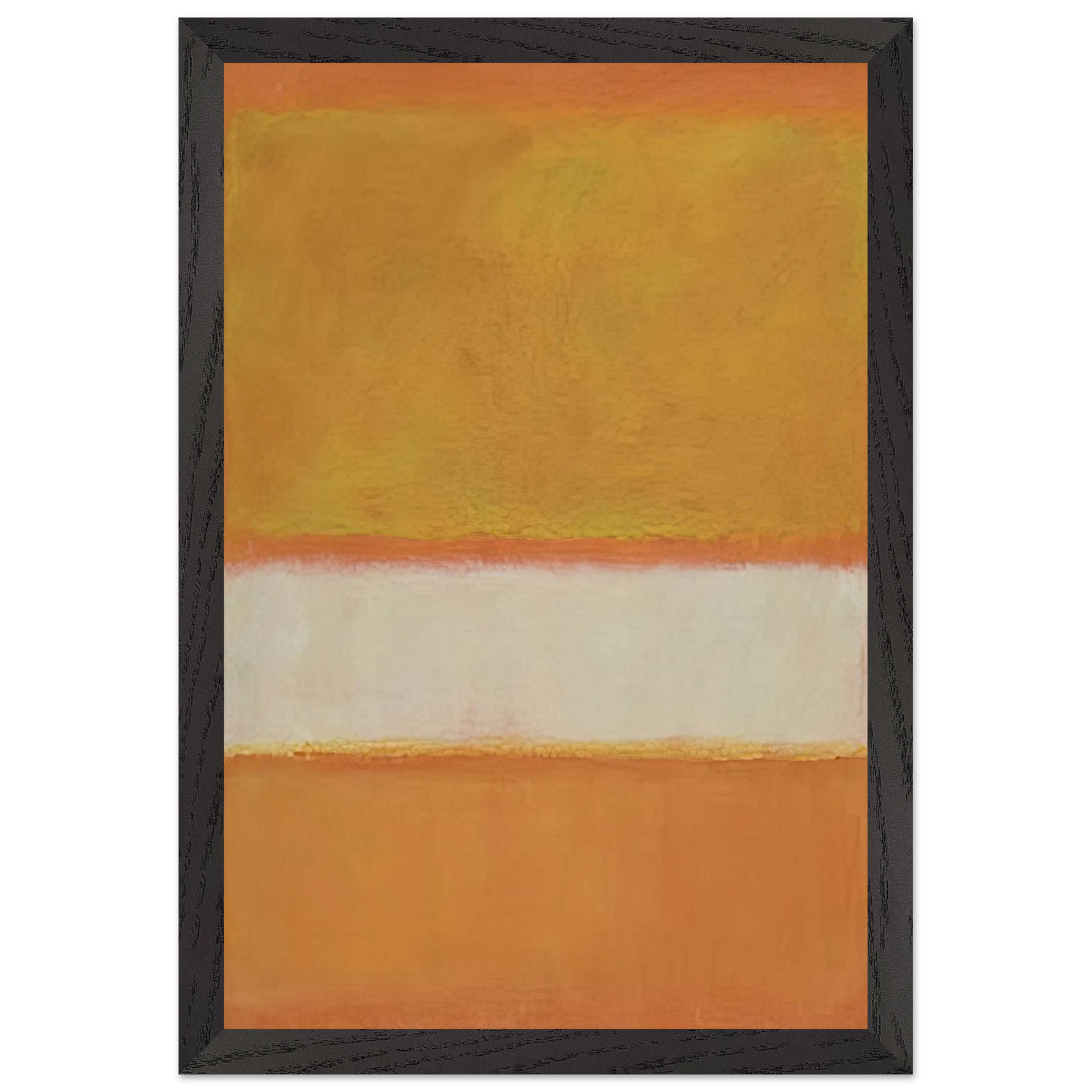 Mark Rothko - Untitled No. 11 - 1957 Wall Art - 21x29.7 cm / 8x12" - Premium Wooden Framed Poster With Fine Art Paper - Black frame