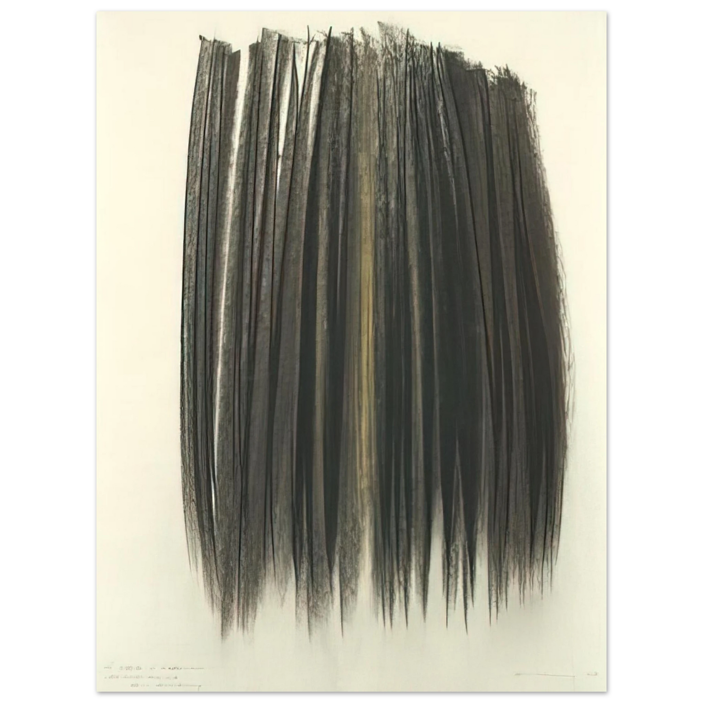 Hans Hartung - Untitled - 1960  75x100 cm / 30x40inches Fine Art Poster