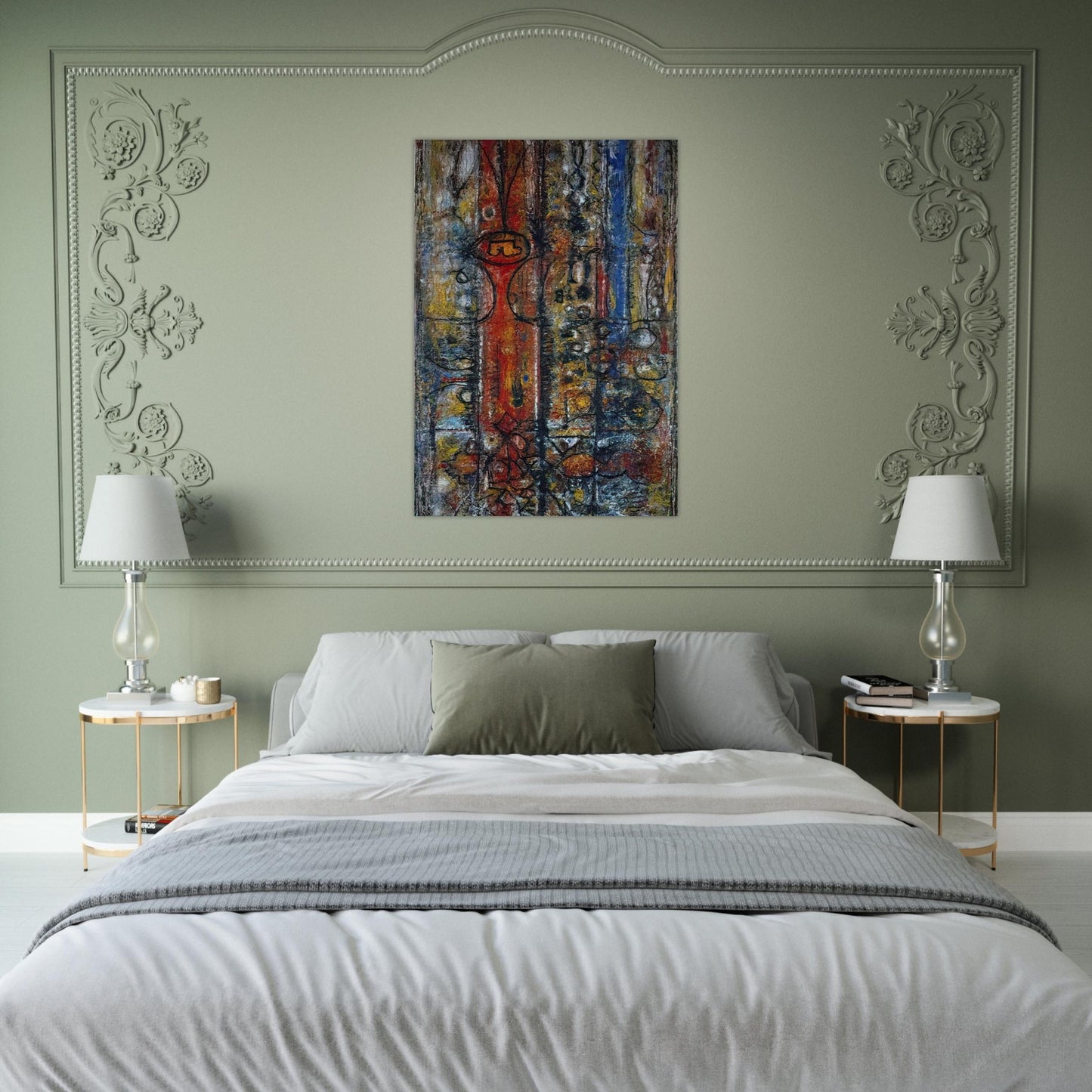 The Magnificent - 1951 - Richard Pousette-Dart Brushed Aluminum Print - 70x100 cm / 28x40 inches | Richard Pousette-Dart Aluminum Print | Richard Pousette-Dart Prints