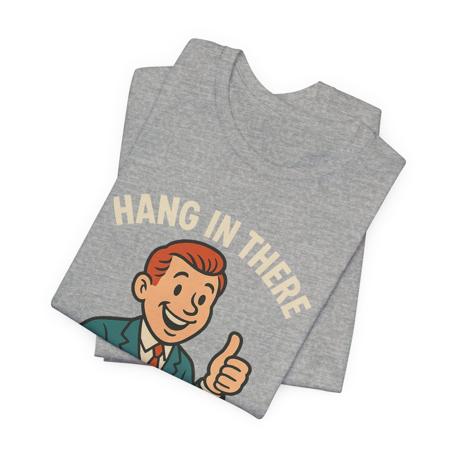 Camiseta divertida con cita sarcástica "Aguanta, que empeora", humor negro, camiseta gráfica divertida.