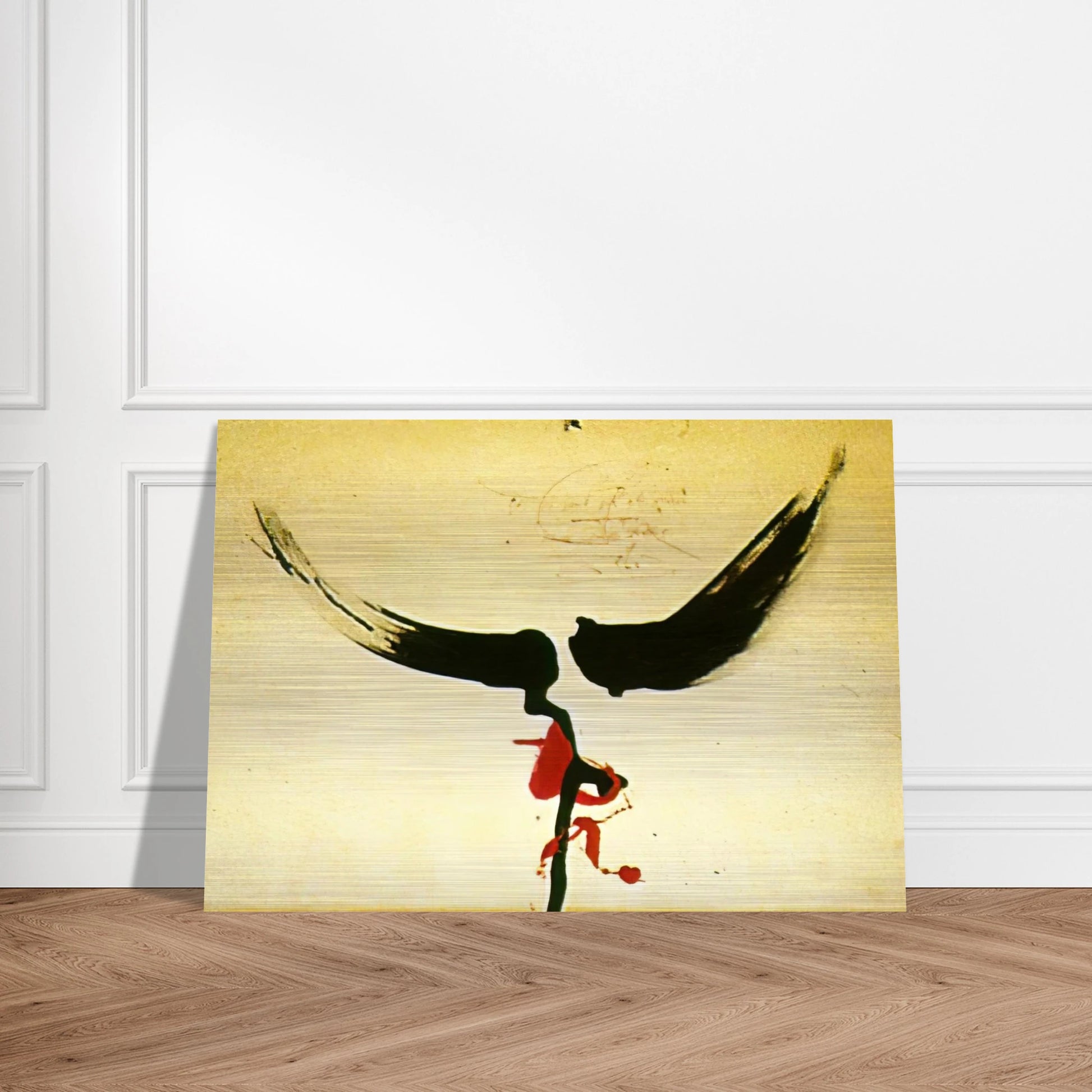 DALI S MOUSTACHE - Salvador Dali Brushed Aluminum Print - 70x100 cm / 28x40 inches | Salvador Dali Aluminum Print | Salvador Dali Prints