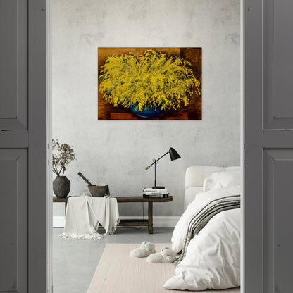 MIMOSAS 1939 - Moise Kisling Brushed Aluminum Print - 70x100 cm / 28x40 inches | Moise Kisling Aluminum Print | Moise Kisling Prints