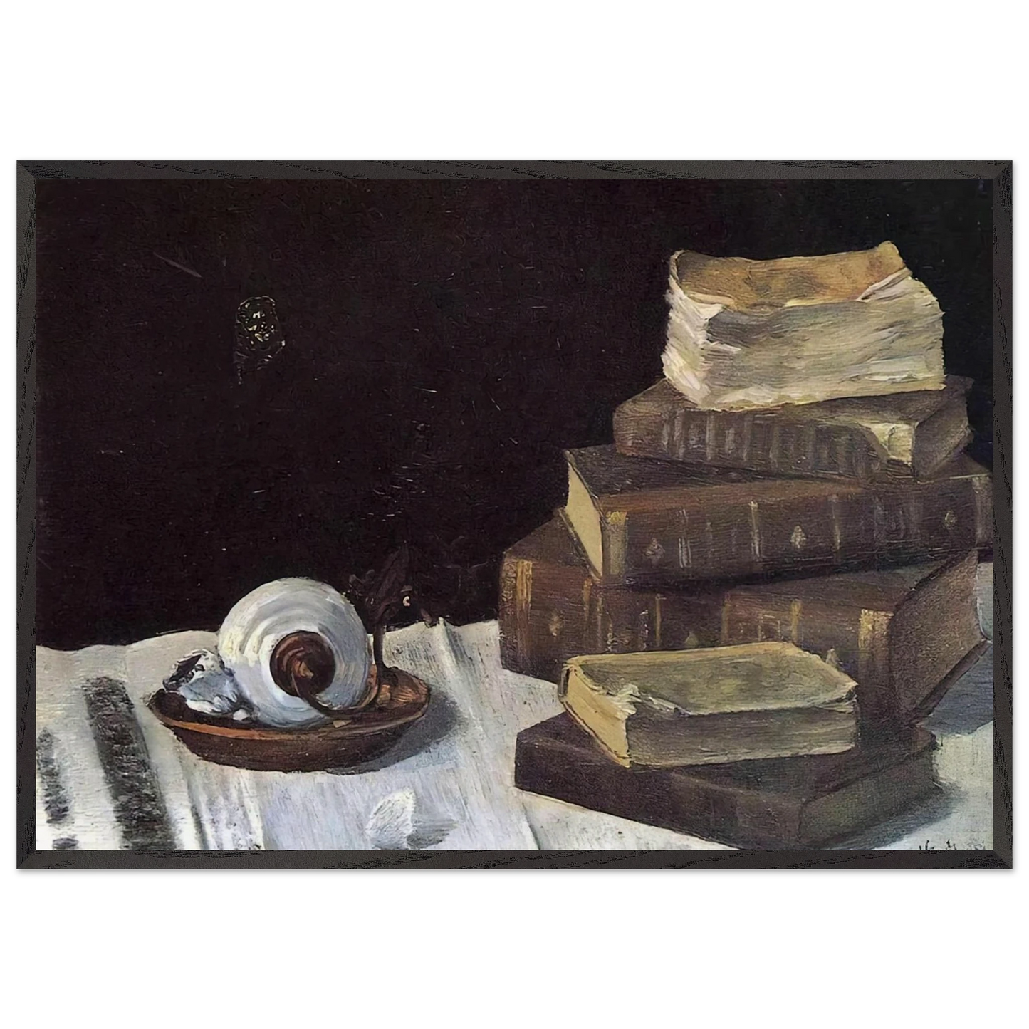 NOT IDENTIFIED - Henri Matisse 70x100 cm / 28x40 inches Framed Art Print – Black Wooden Frame