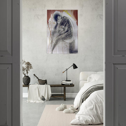 SEDET SOLA CIVITAS PLENA POUPOLO 2 CHRONICLES 36 19 1967 - Salvador Dali Brushed Aluminum Print - 70x100 cm / 28x40 inches | Salvador Dali Aluminum Print | Salvador Dali Prints