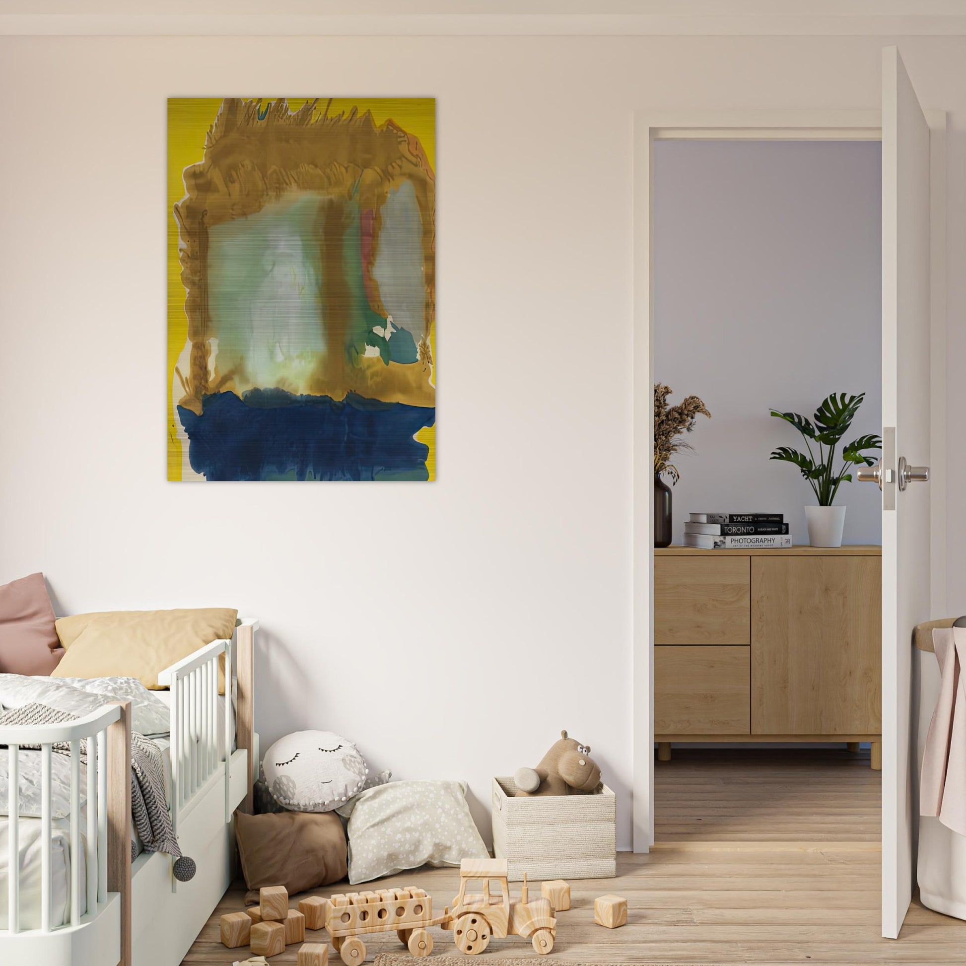 Milkwood Arcade, 1963- - Helen Frankenthaler Brushed Aluminum Print - 70x100 cm / 28x40 inches | Helen Frankenthaler Aluminum Print | Helen Frankenthaler Prints
