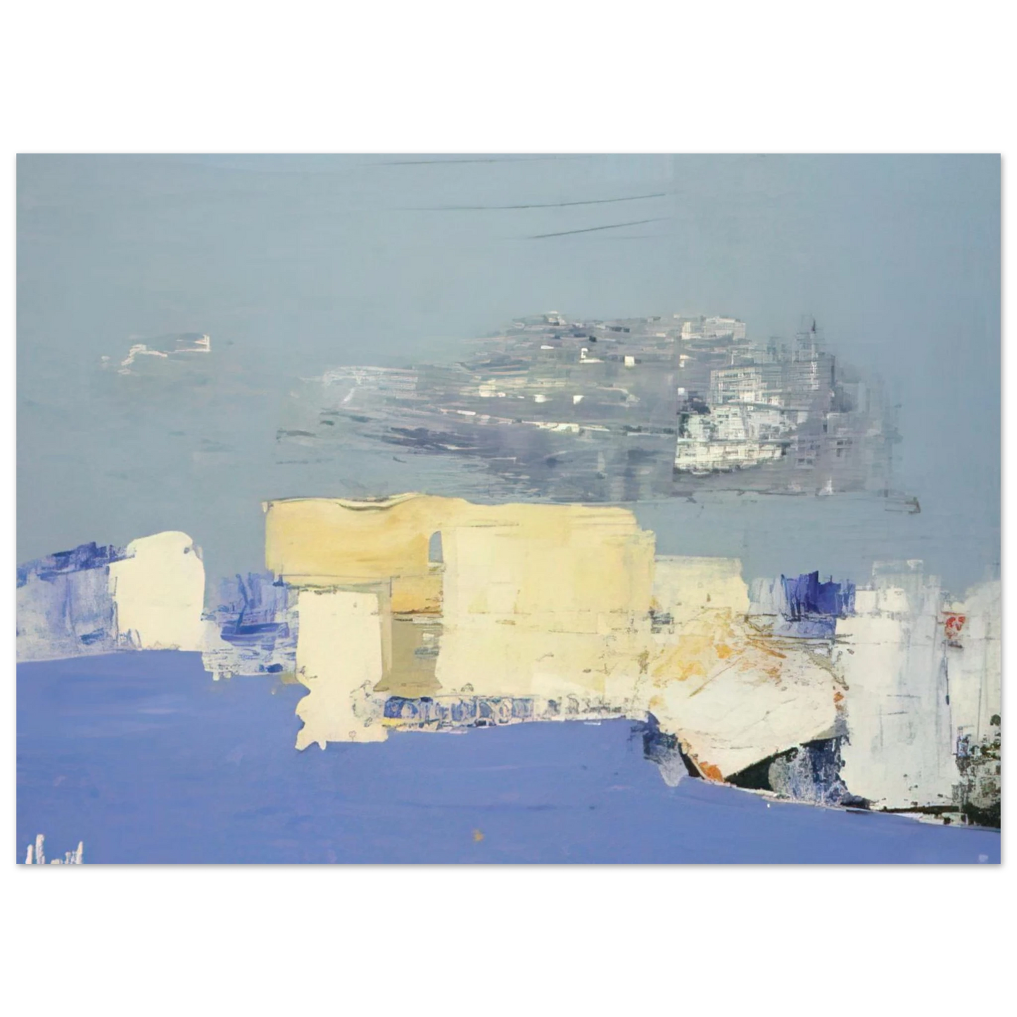 Nicolas de Stael - Paysage mÃƒÂ©diterranÃƒÂ©en - Art Informel Fine Art Poster
